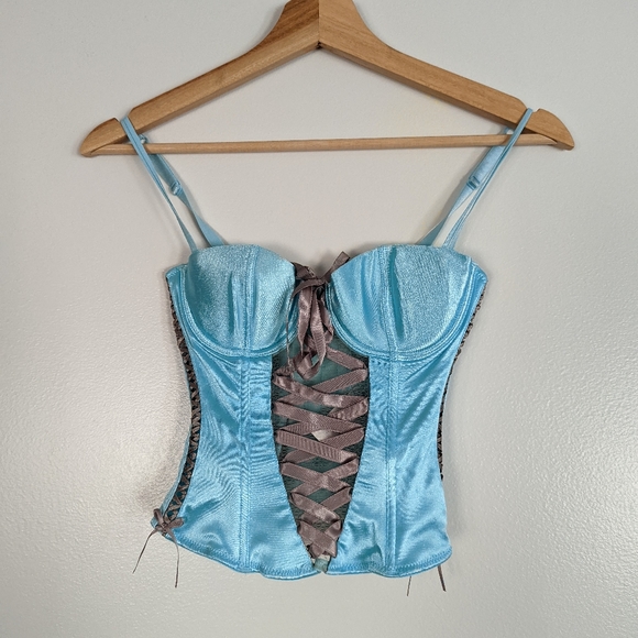 H&M corset baby blue - Picture 1 of 3